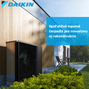 daikin tepelne čerpadlo spoľahlivé